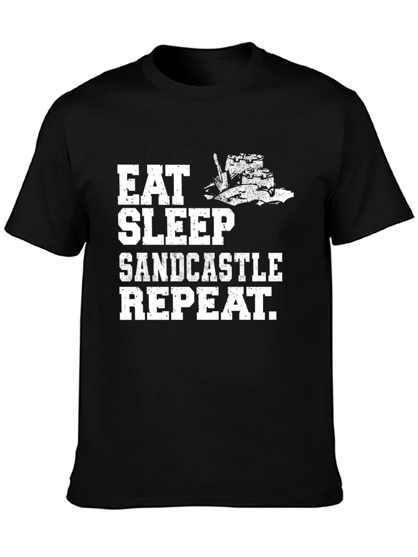 Eat Sleep Sandcastle Repeat T-Shirt