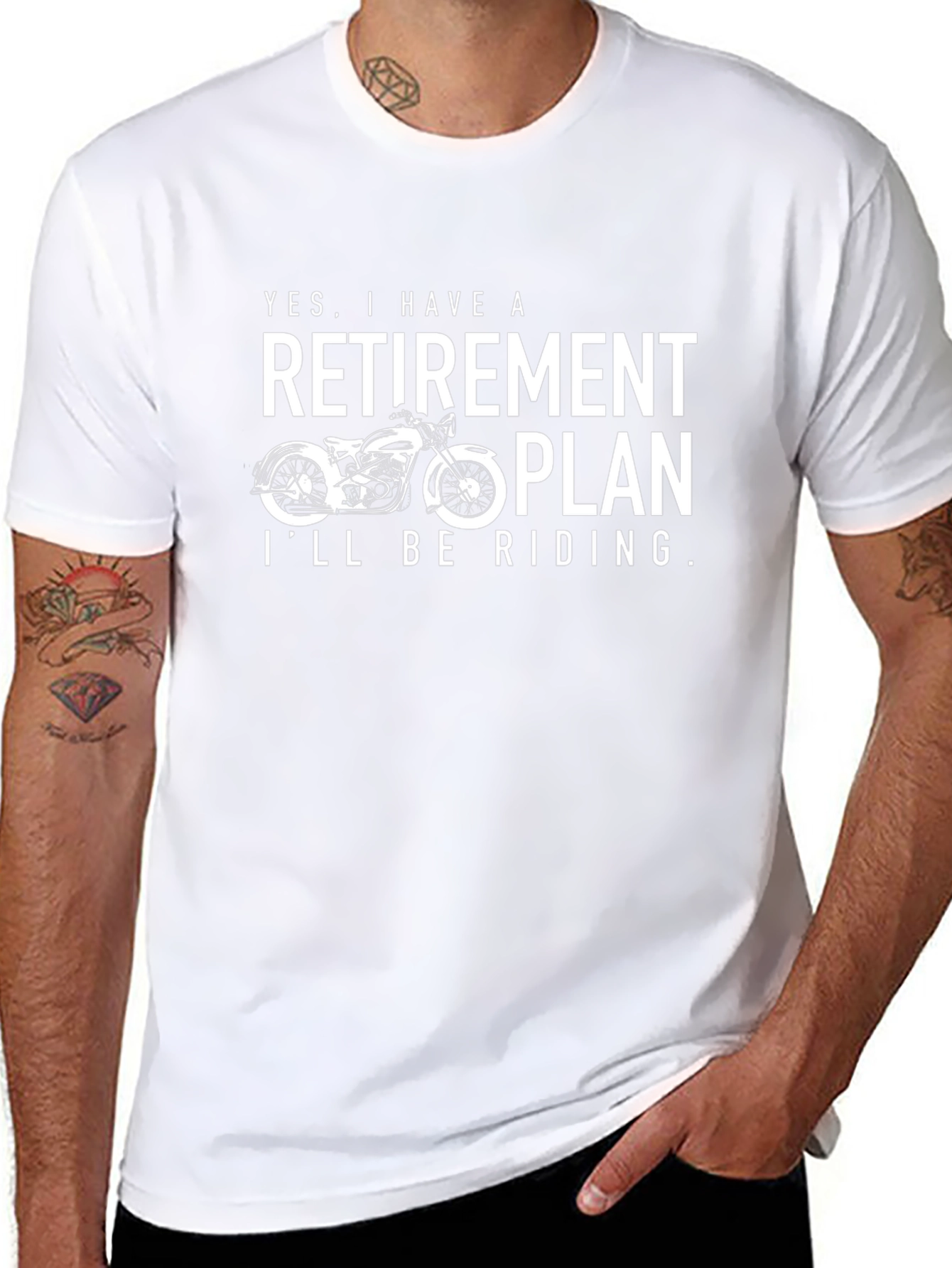Retirement Plan Motorcycle T-Shirt