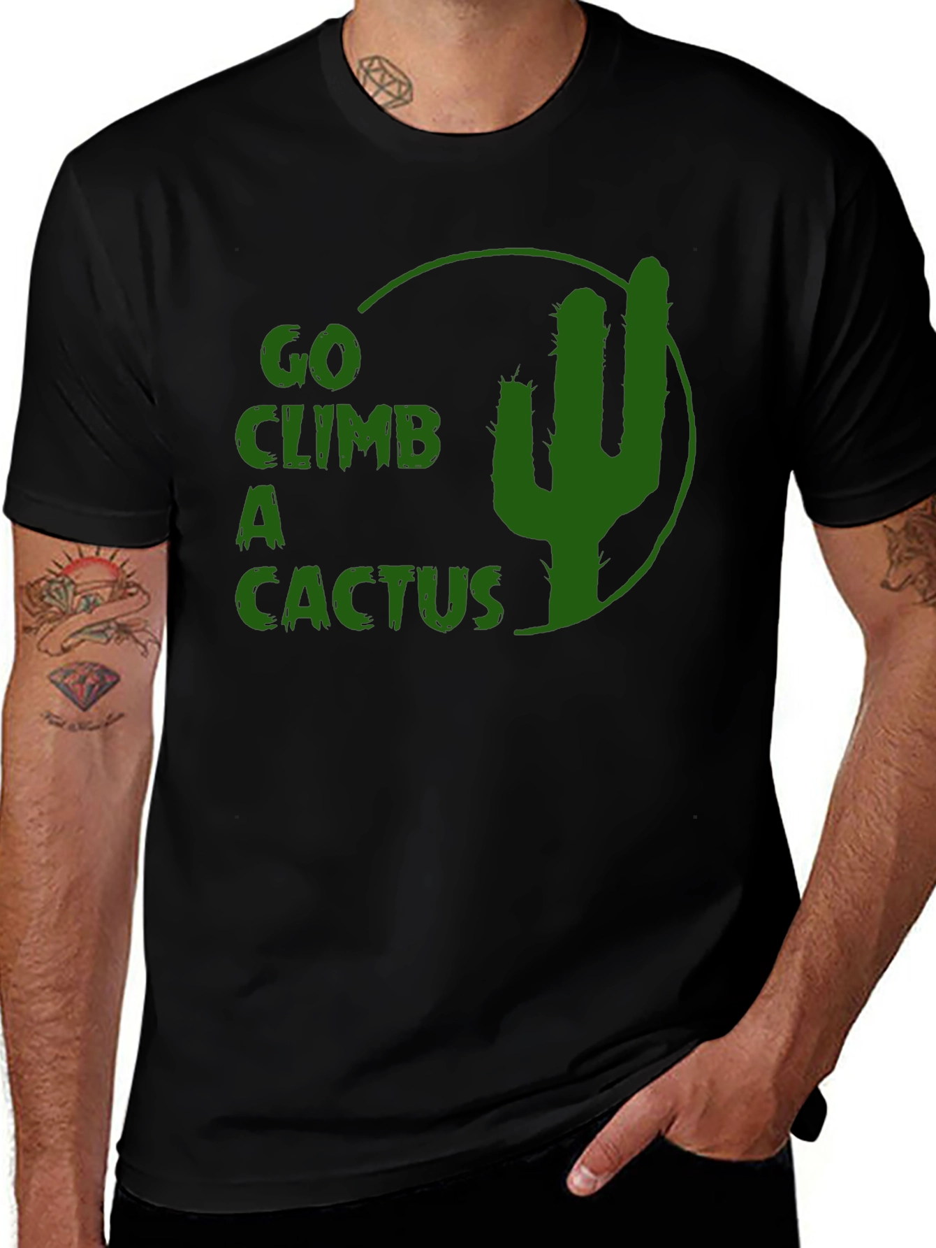 Go Climb a Cactus Graphic Tee