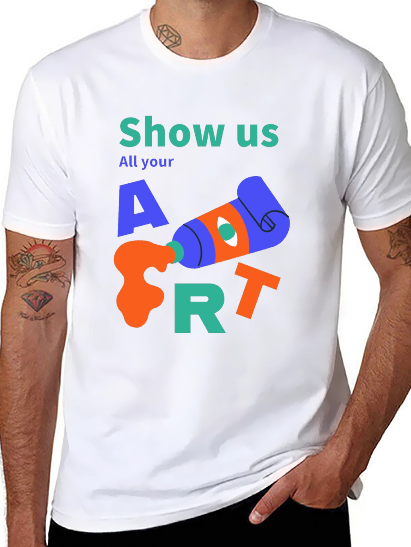 Show Us All Your Art T-Shirt