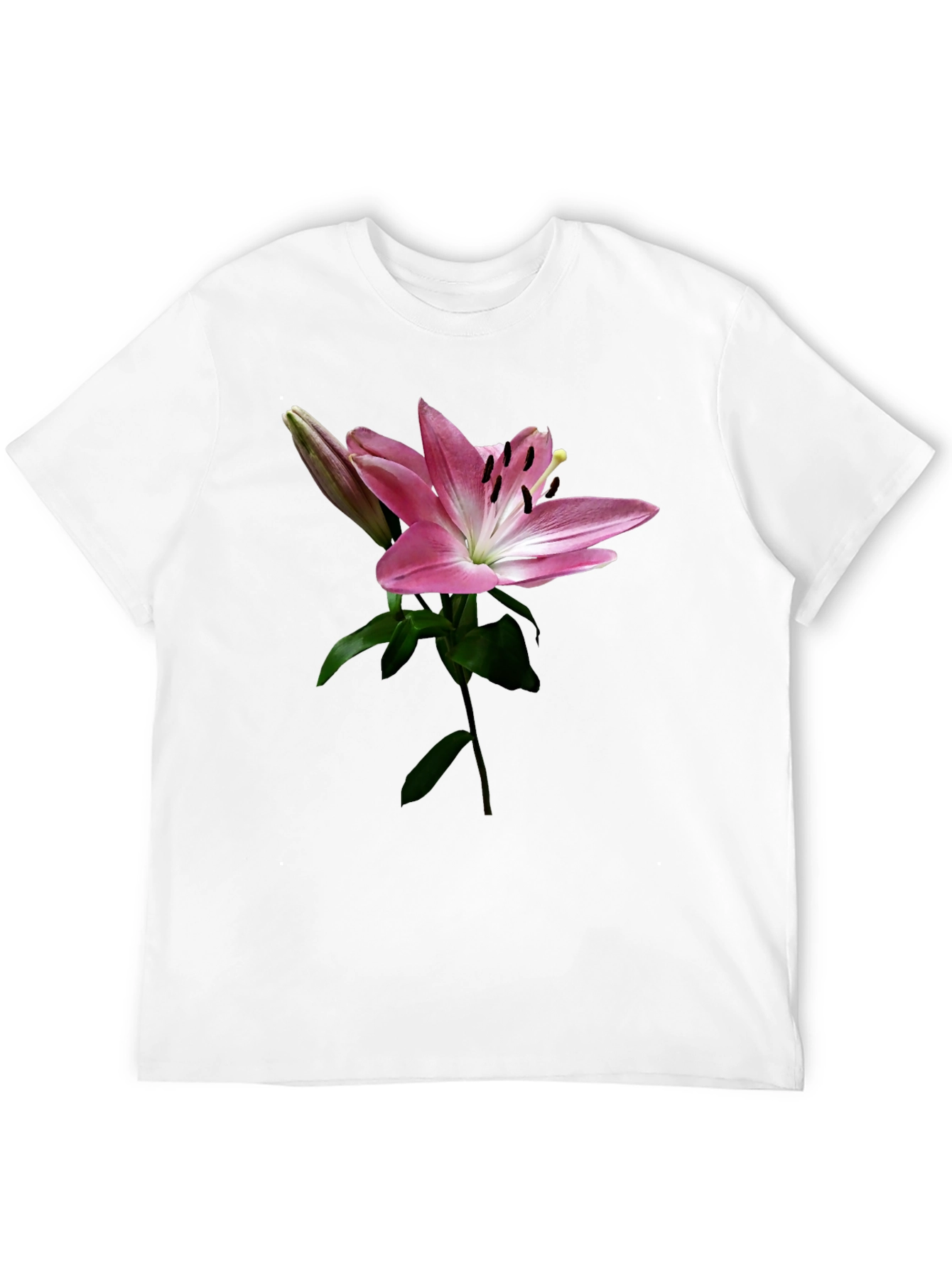Floral Lily Print T-Shirt