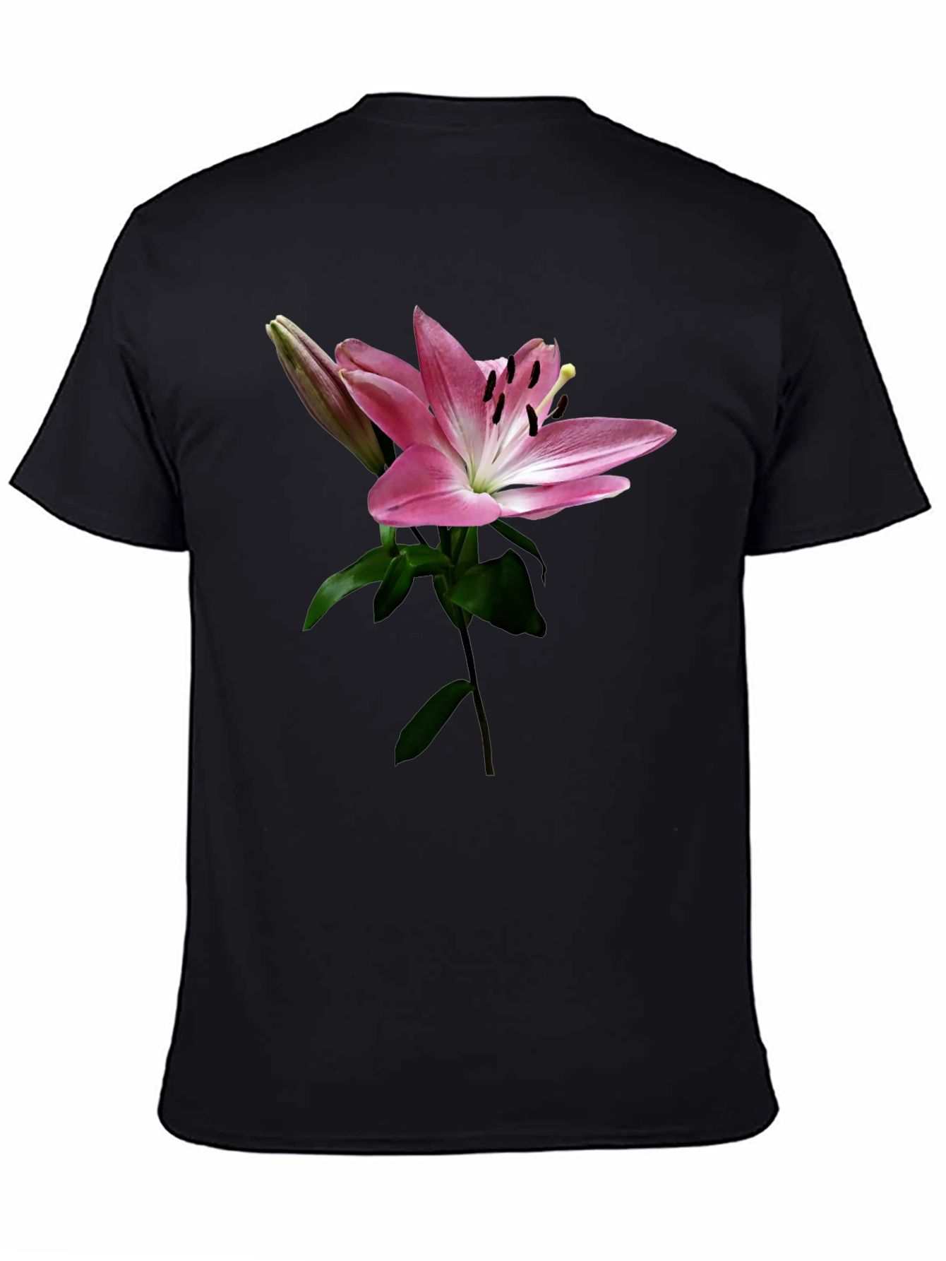 Floral Lily Print T-Shirt