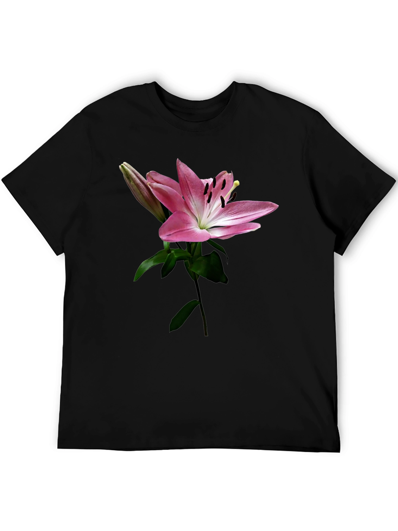 Floral Lily Print T-Shirt