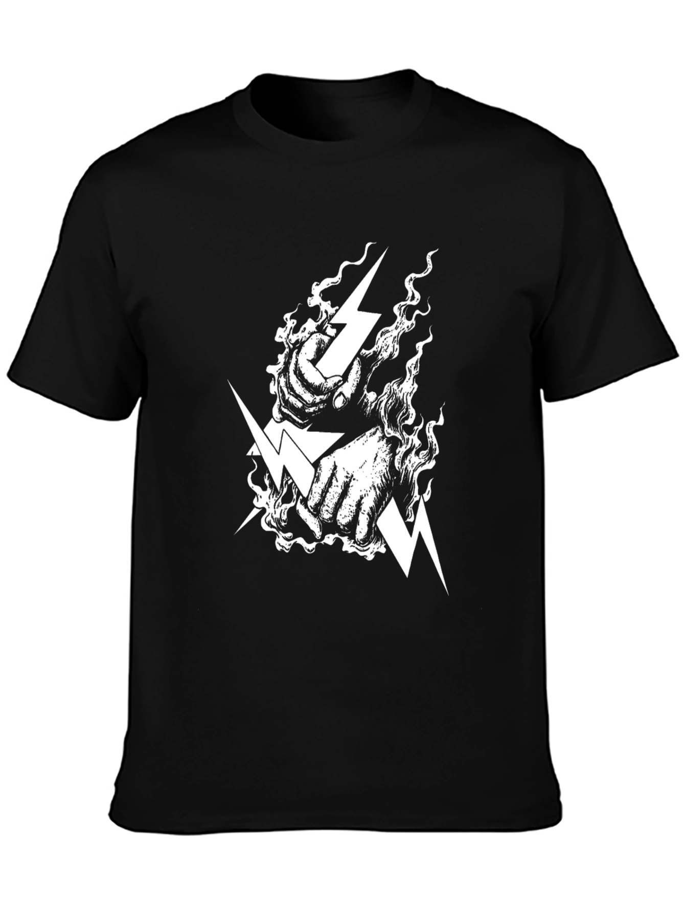 Electric Fist Graphic T-Shirt - Rock Concert Ready