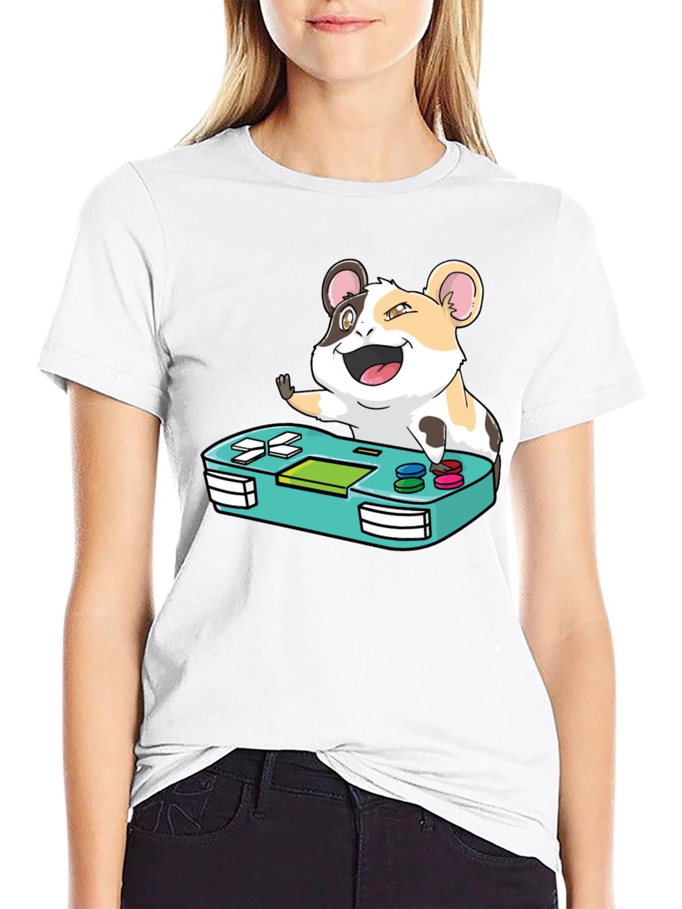 Hamster Gamer T-Shirt - Cute Gaming Tee