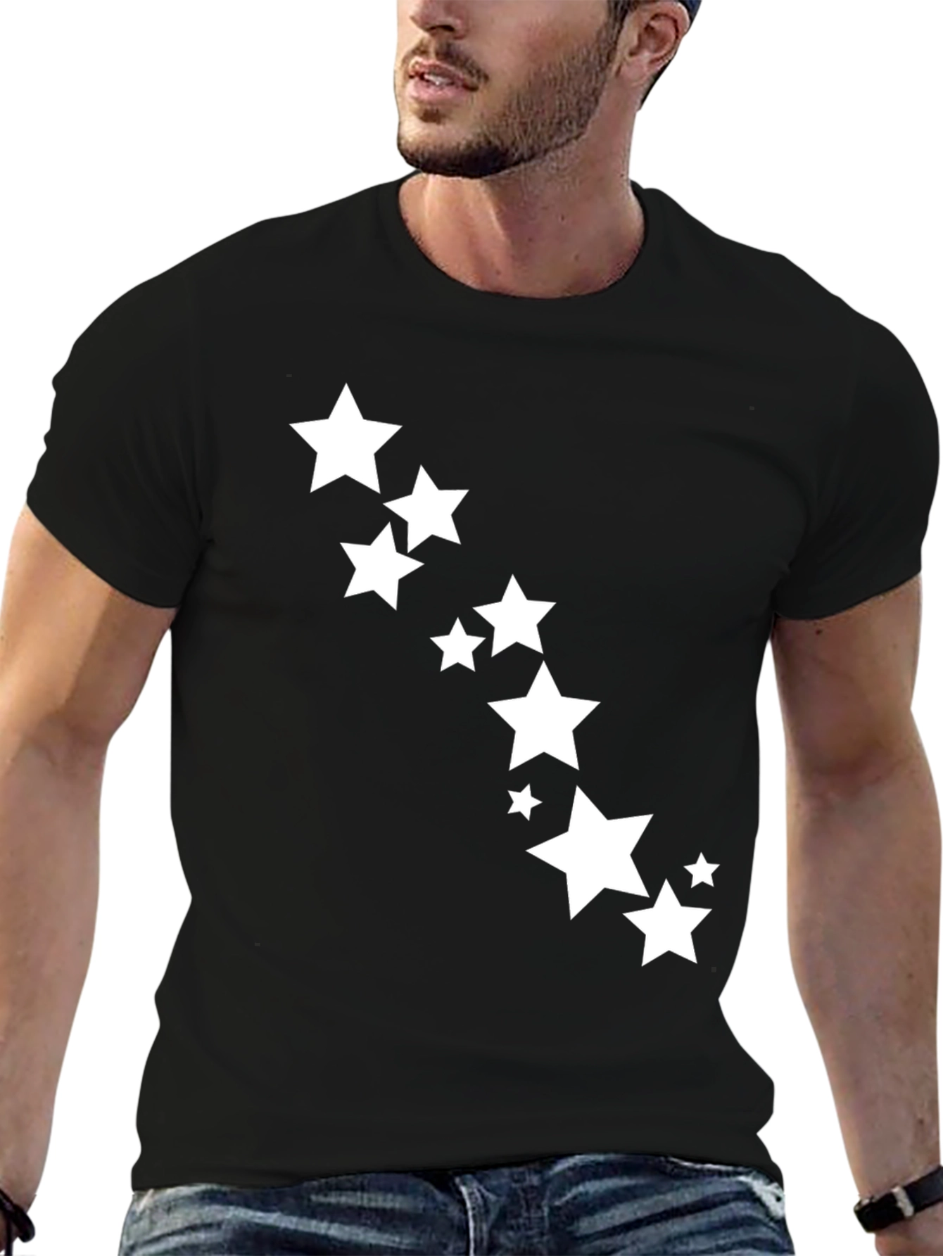 Starry Night Black Tee