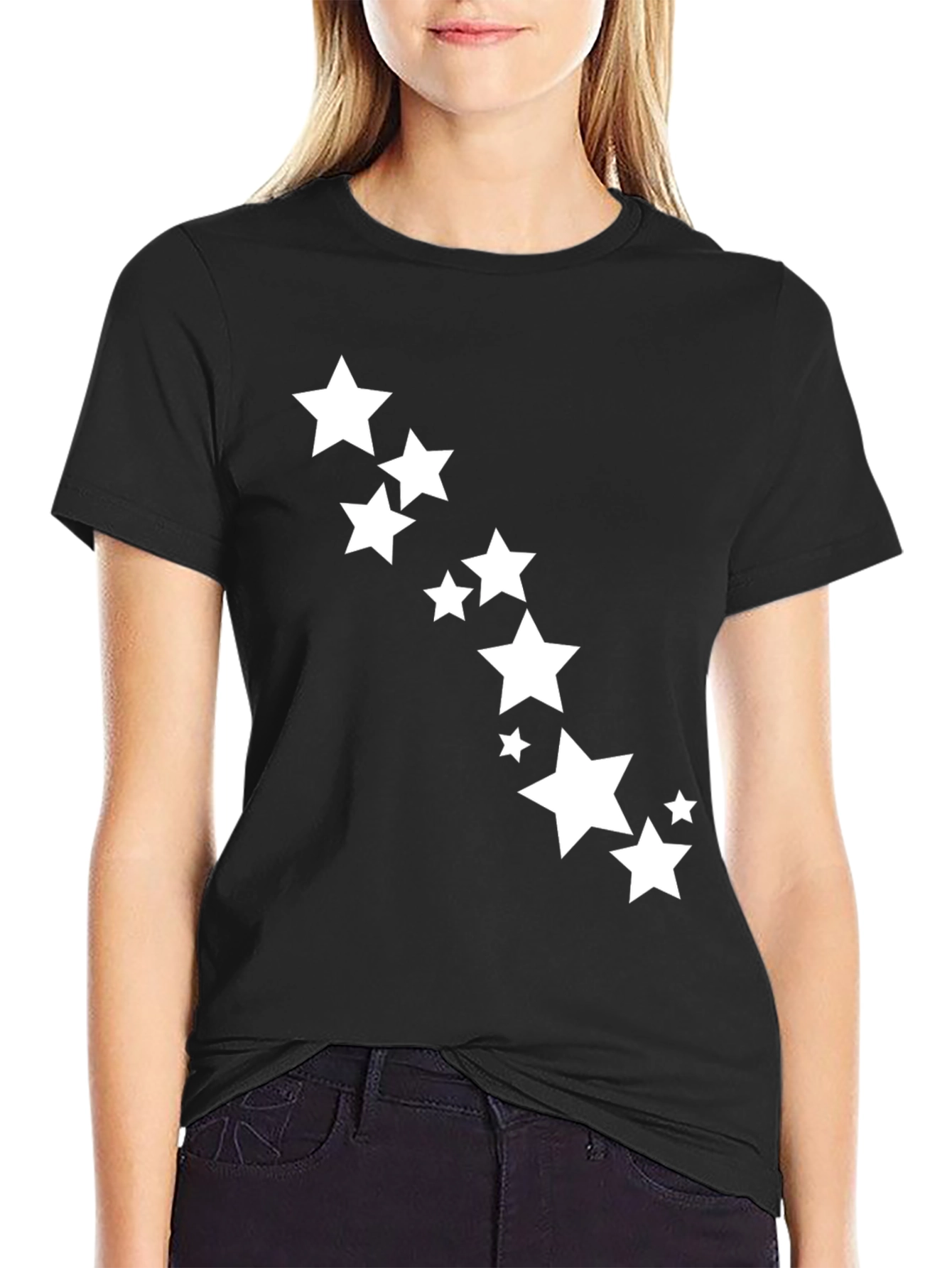 Starry Night Black Tee