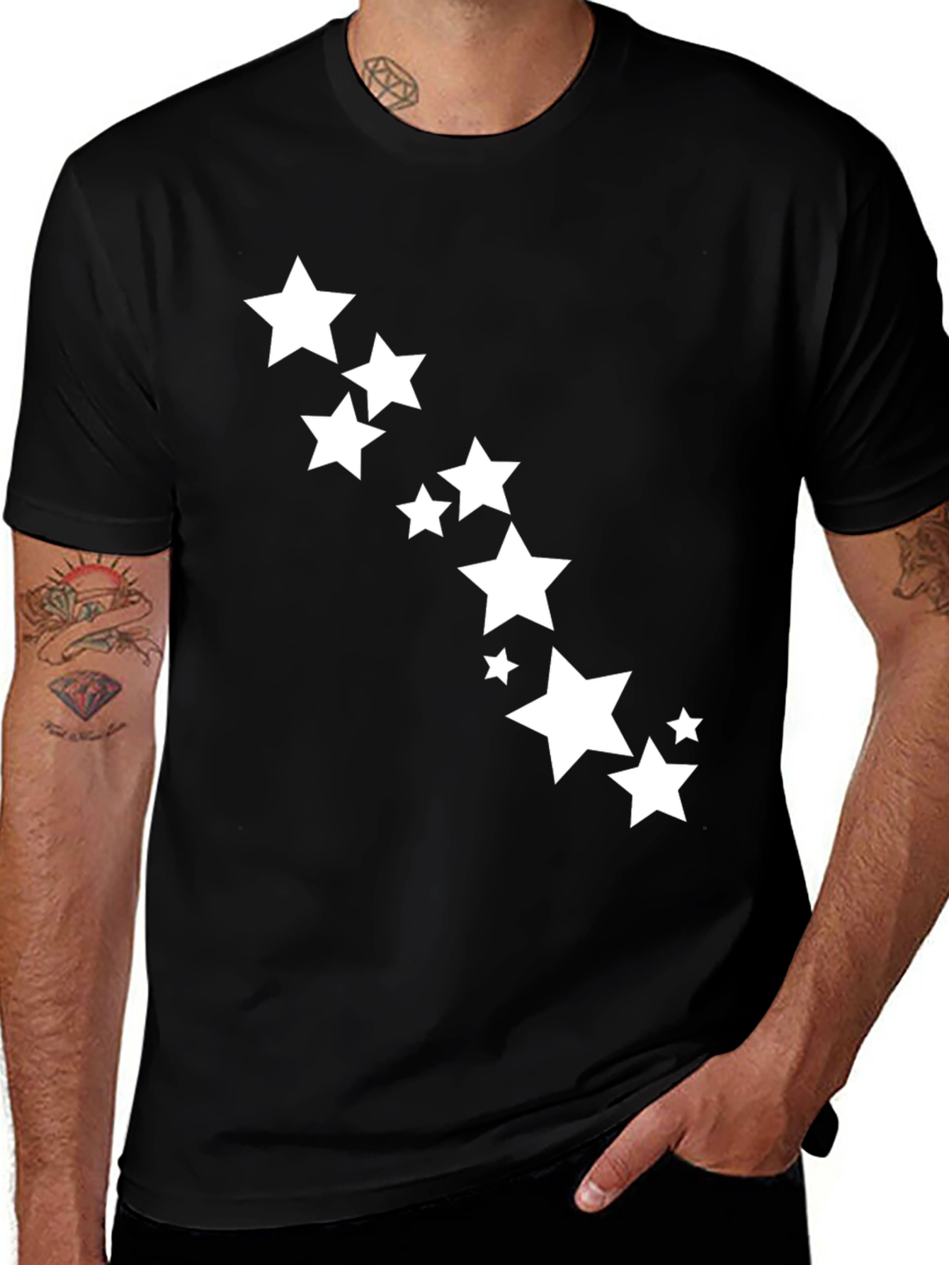 Starry Night Black Tee