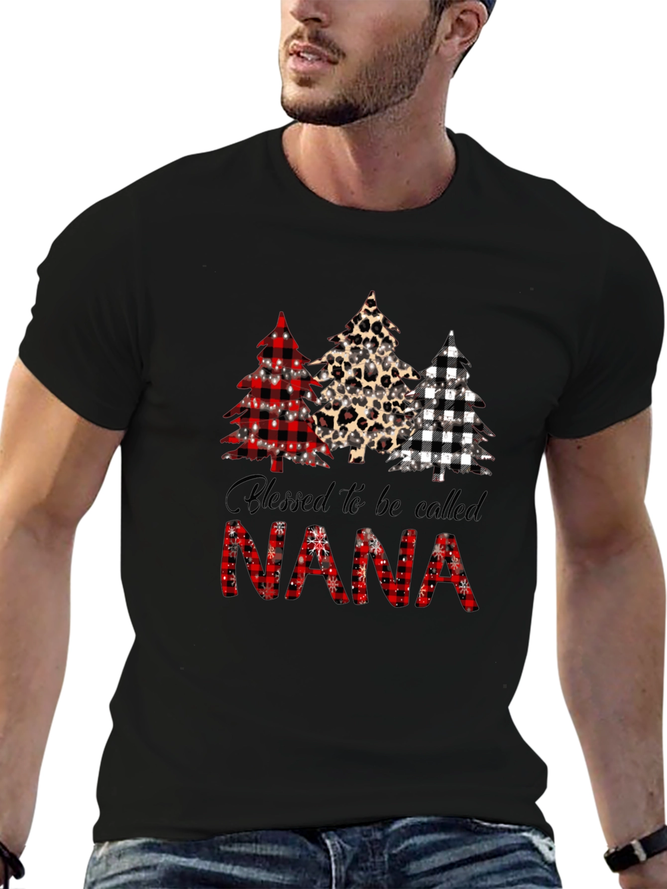 Blessed to be Called Nana Christmas Tree Shirt