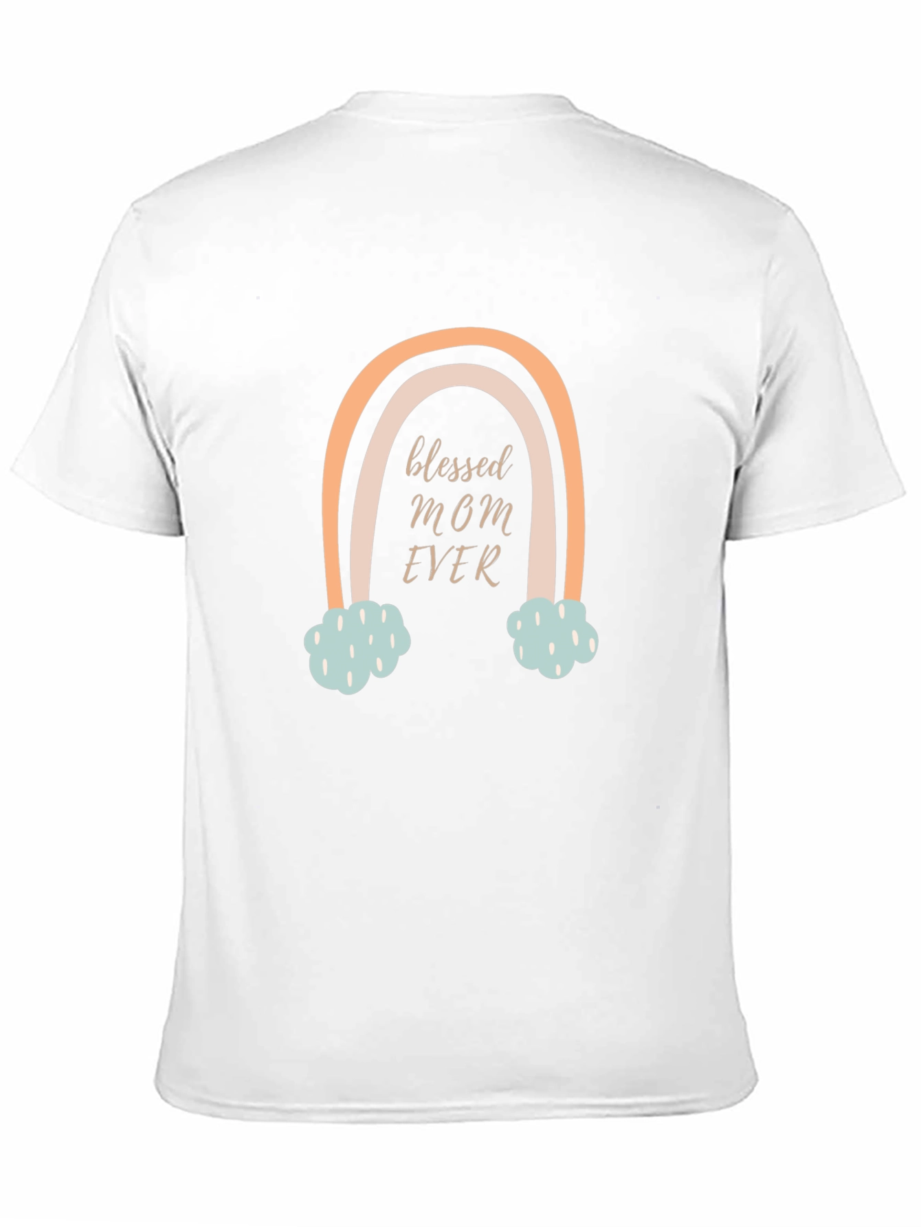 Blessed Mom Ever Rainbow Graphic Tee