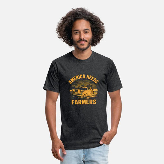 Farmer Tractor For Patriotic Usa America Farmers