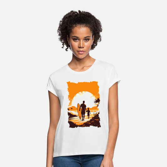 Father And Son Surfing Surfer Father's Day Gift