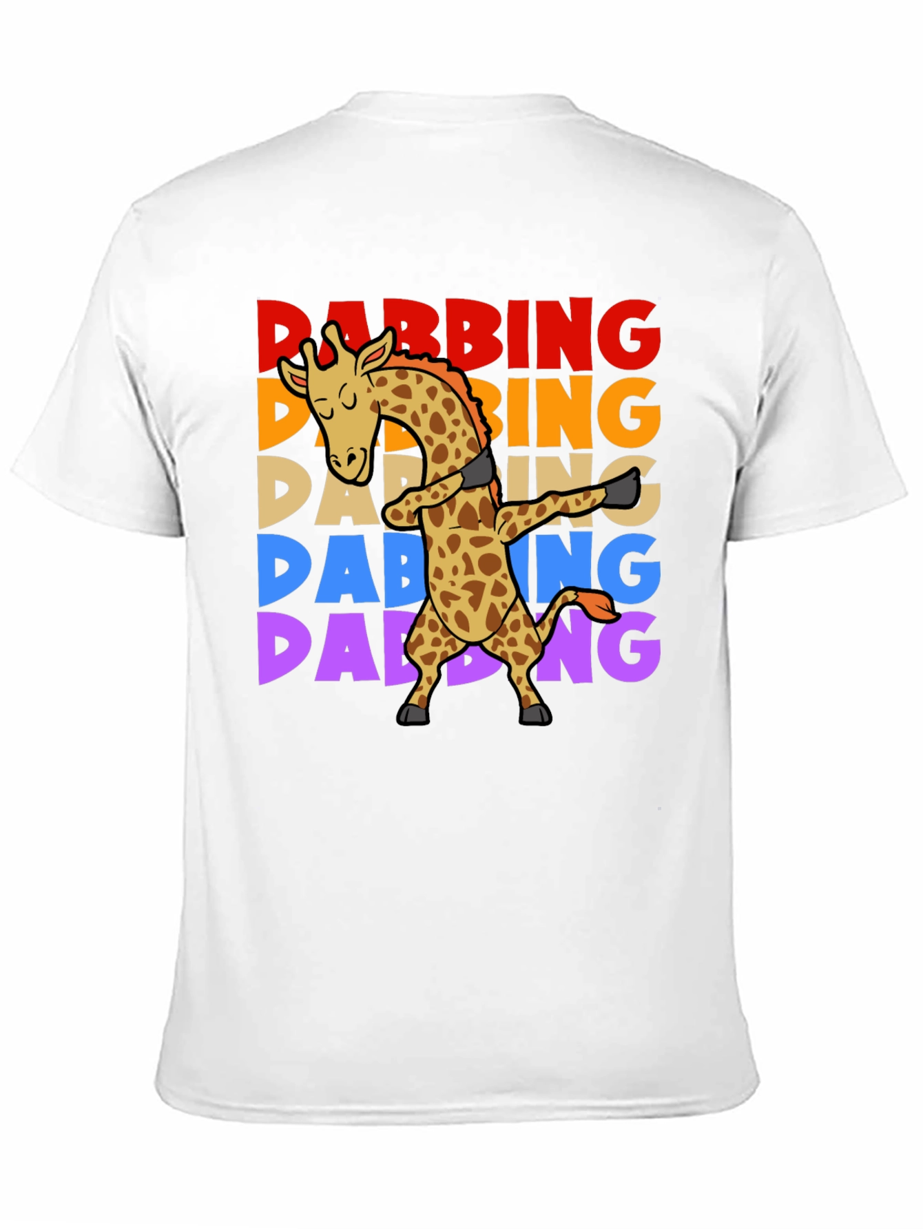 Dabbing Giraffe T-Shirt - Fun Graphic Tee
