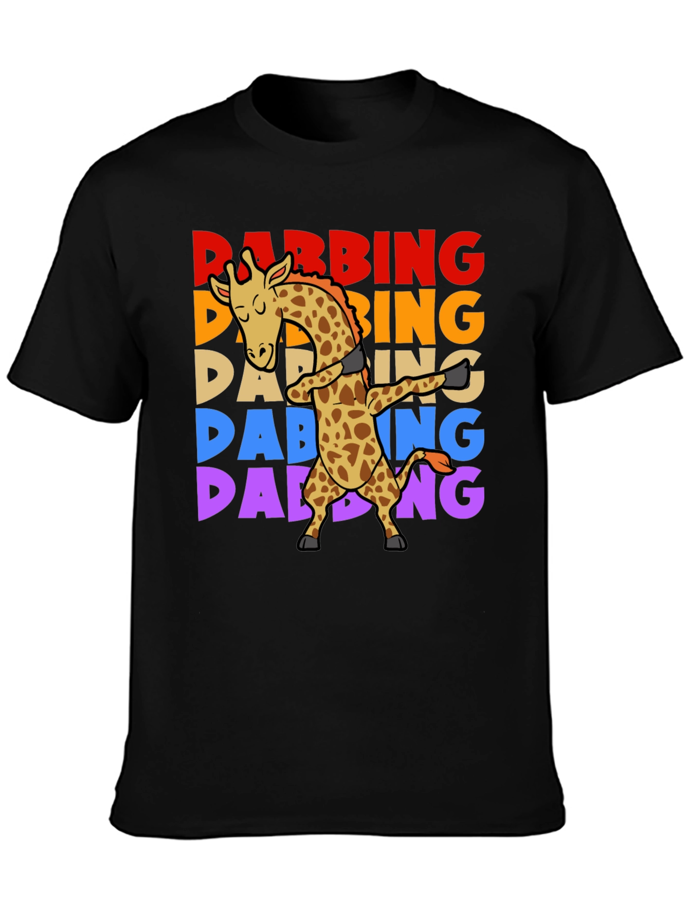 Dabbing Giraffe T-Shirt - Fun Graphic Tee