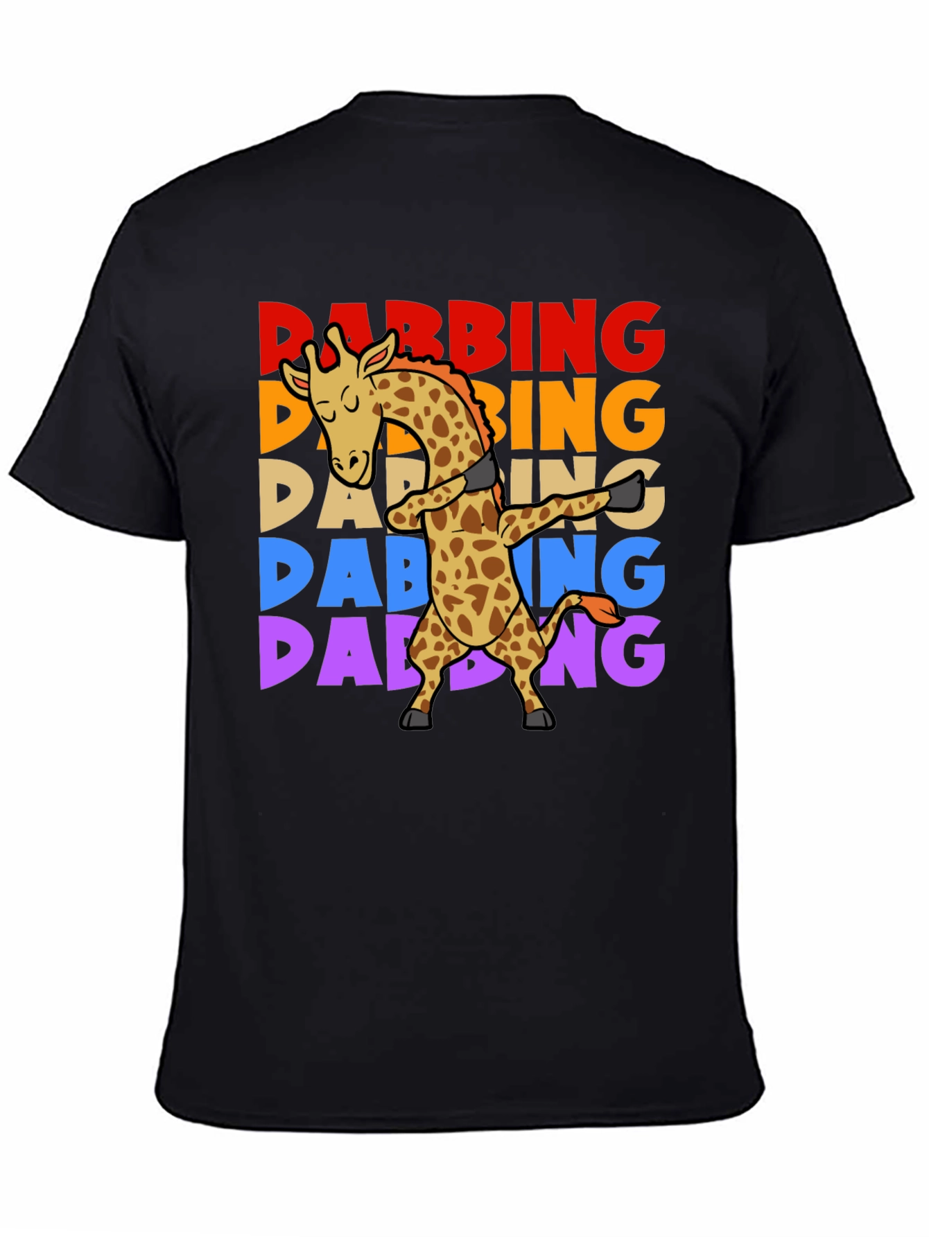 Dabbing Giraffe T-Shirt - Fun Graphic Tee