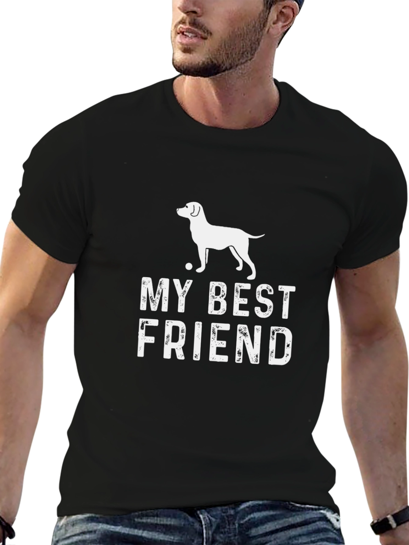 My Best Friend Dog Graphic T-Shirt