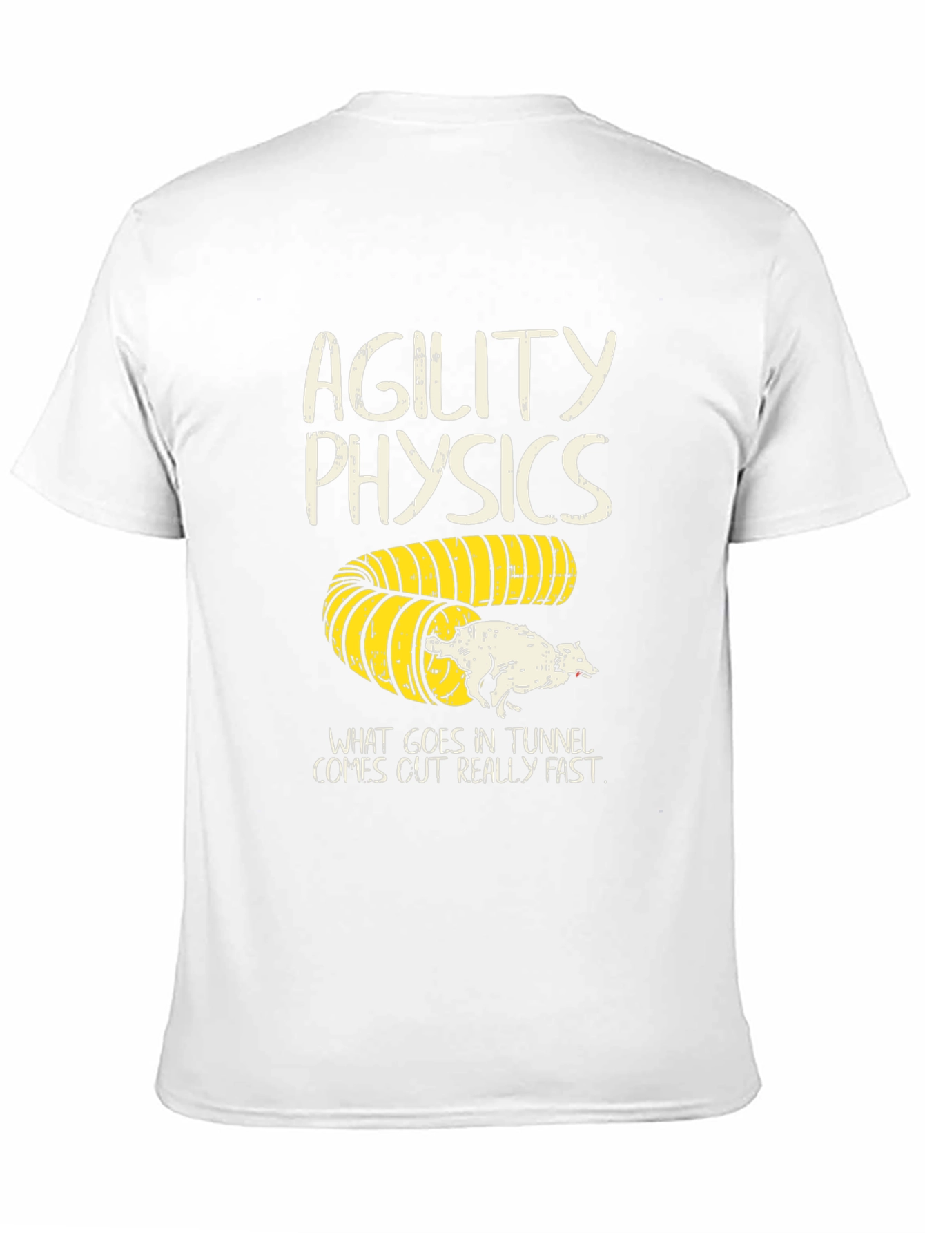 Agility Physics Dog T-Shirt - Tunnel Fun