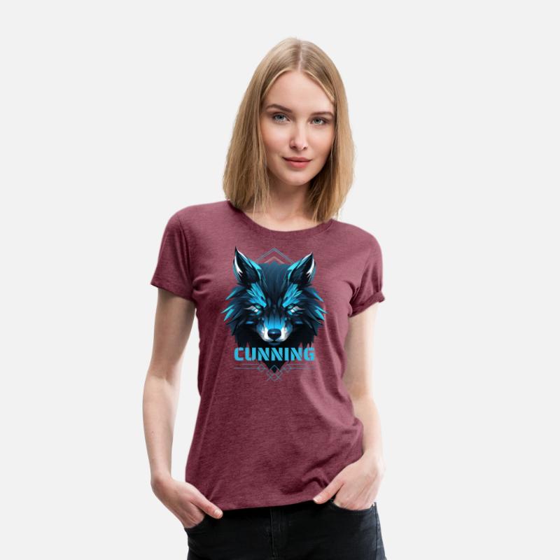 Fierce Blue Wolf with Geometric Details