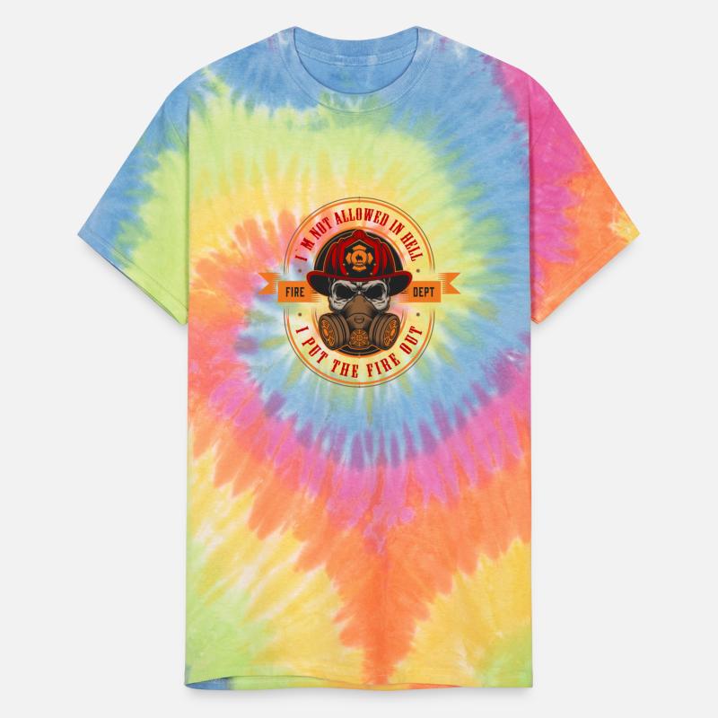 fire departmenent skull art