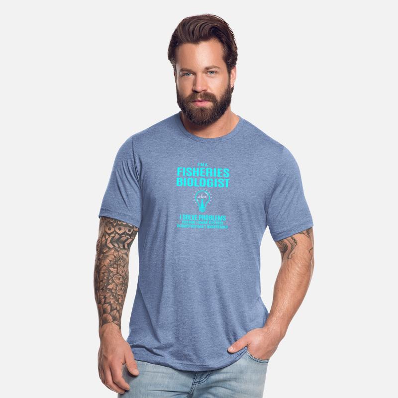 Fisheries Biologist T Shirt - I Solve Problems Gif