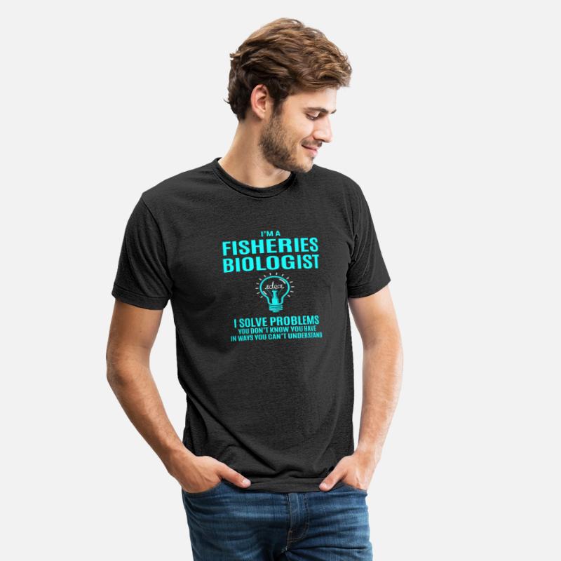 Fisheries Biologist T Shirt - I Solve Problems Gif