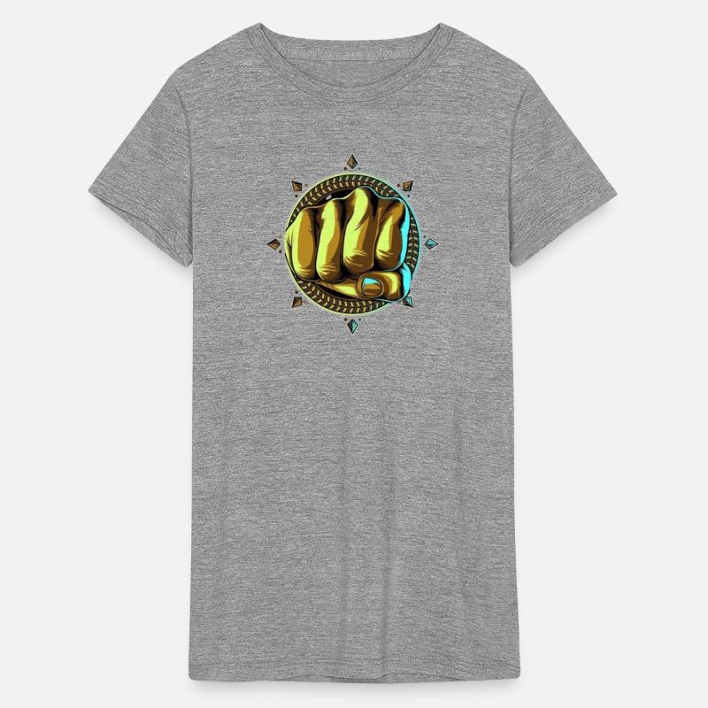 Fist of Power Mandala Design