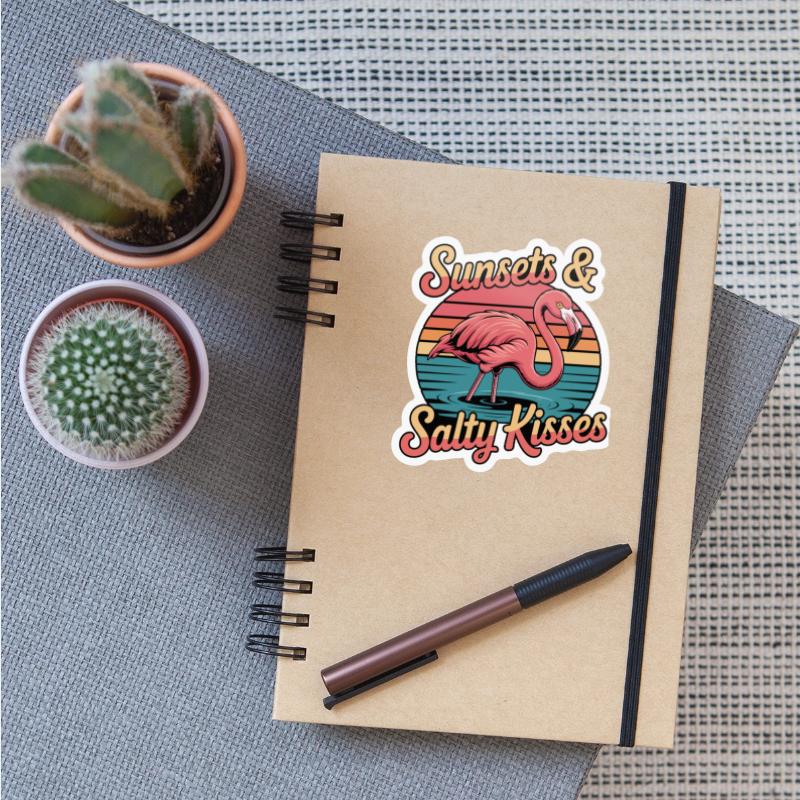 Flamingo Sunsets And Salty Kisses Summer Vacation