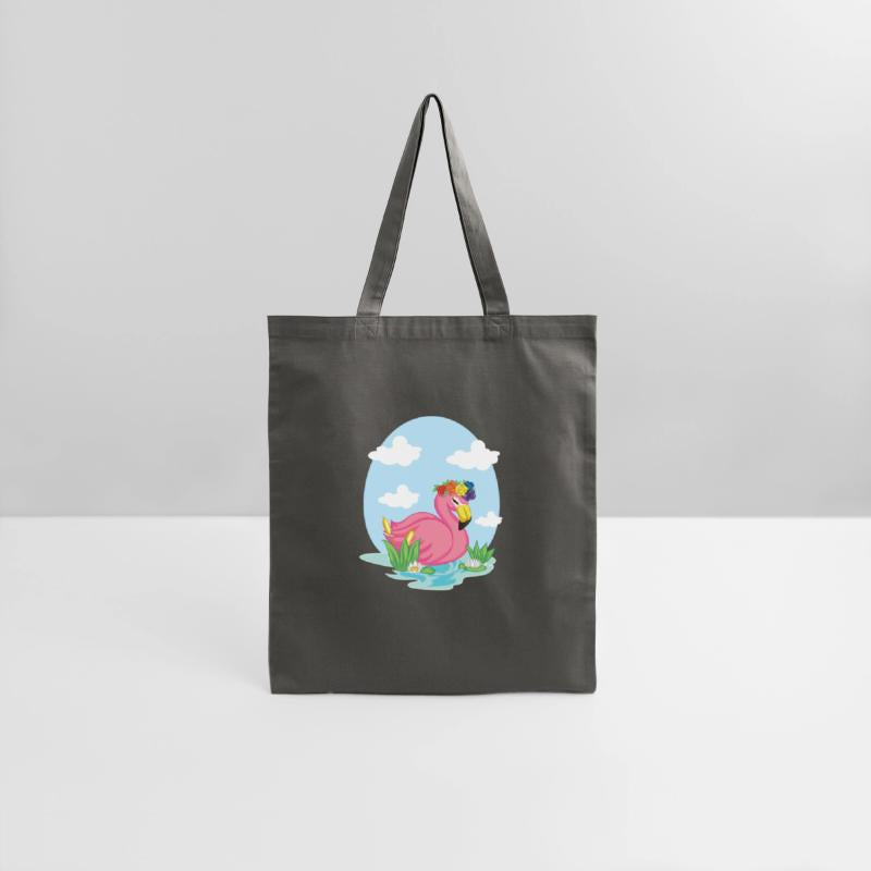 flamingo swimming on the lake for color