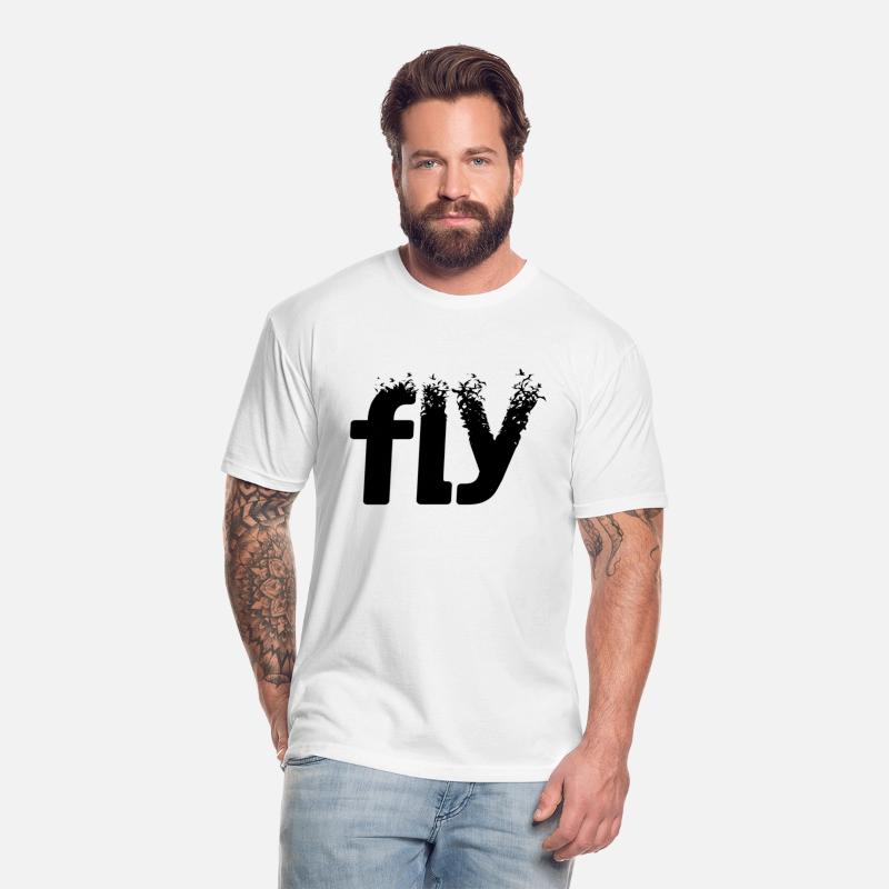 Fly Word with Birds Aesthetic Print