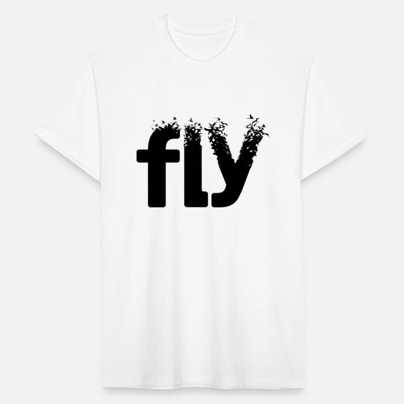 Fly Word with Birds Aesthetic Print