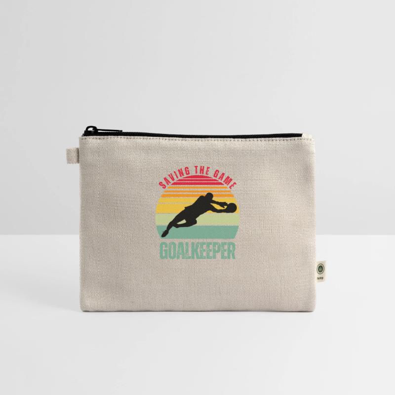 Football Soccer Goalkeeper Saving the Game