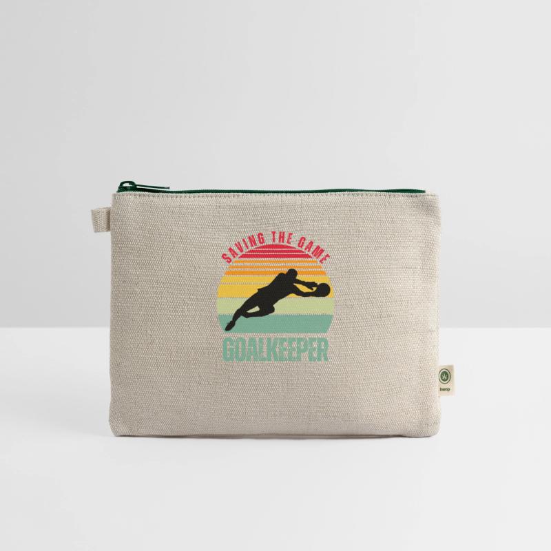 Football Soccer Goalkeeper Saving the Game