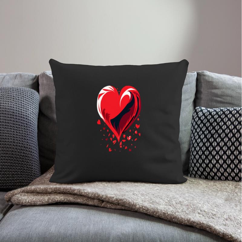 Fragmented Affection,falling heart illustration