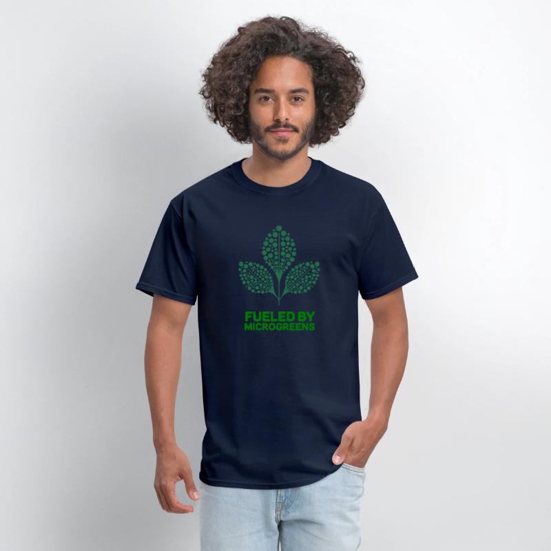 Fueled By Microgreens Vector Two Colors