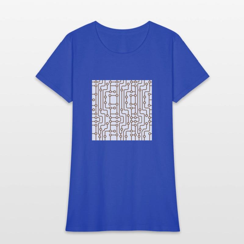 Fun Abstract Electrical Circuit Pattern