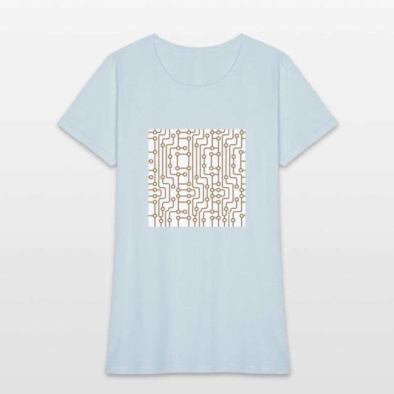 Fun Abstract Electrical Circuit Pattern