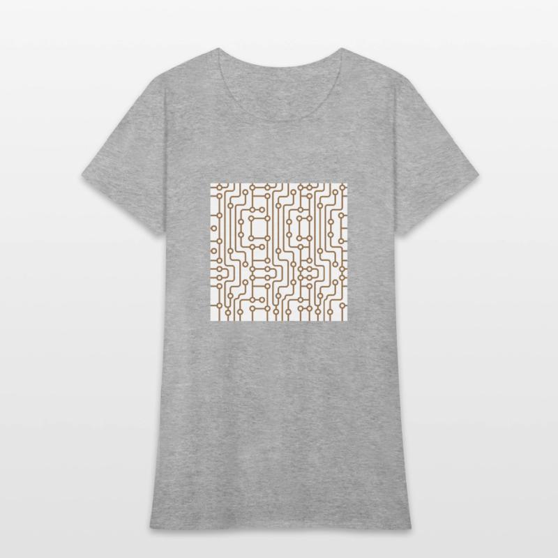 Fun Abstract Electrical Circuit Pattern