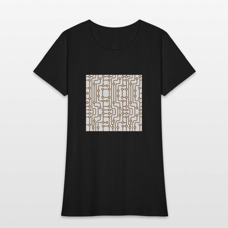 Fun Abstract Electrical Circuit Pattern