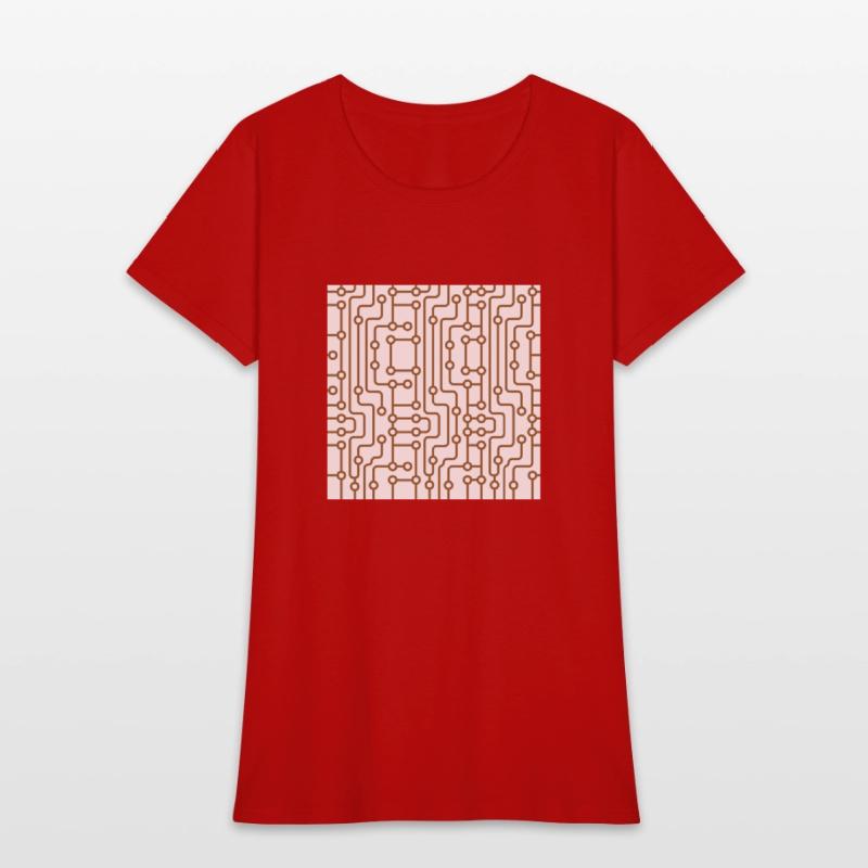 Fun Abstract Electrical Circuit Pattern