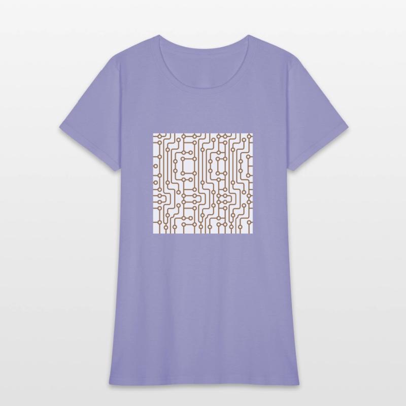 Fun Abstract Electrical Circuit Pattern