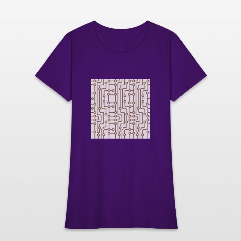 Fun Abstract Electrical Circuit Pattern