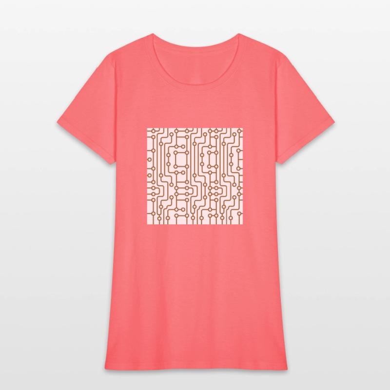 Fun Abstract Electrical Circuit Pattern