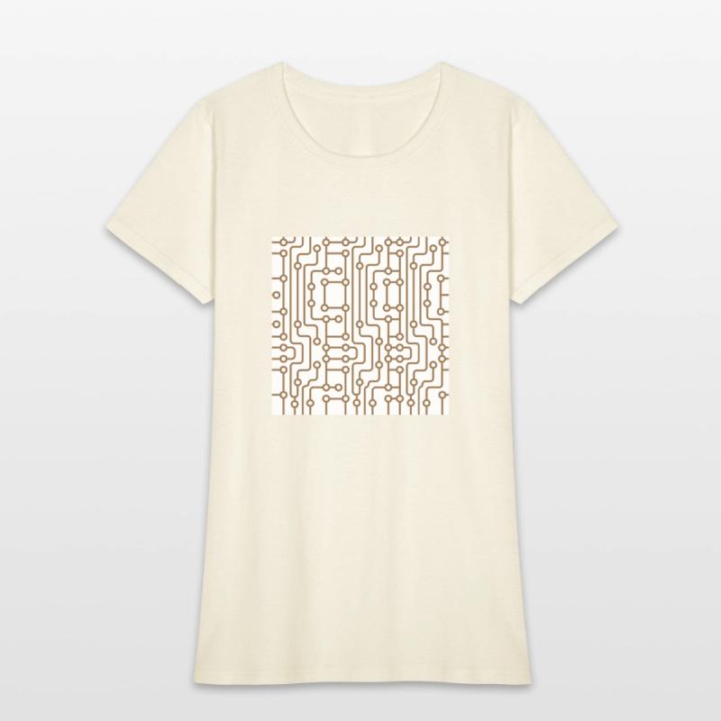 Fun Abstract Electrical Circuit Pattern