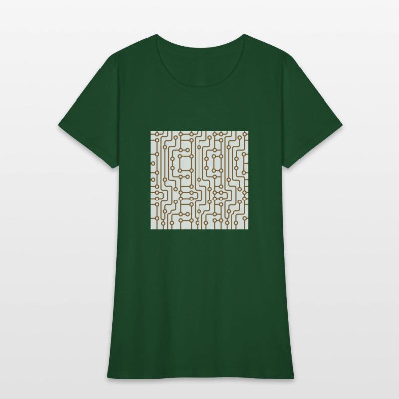 Fun Abstract Electrical Circuit Pattern