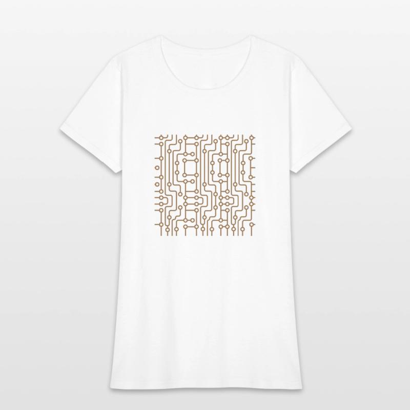 Fun Abstract Electrical Circuit Pattern