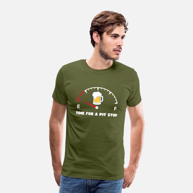 Funny Beer Graphic Tee, Time For A Pit Stop Shirt,