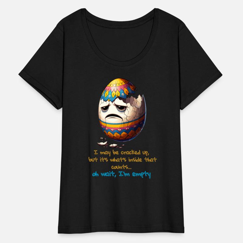 Funny Easter Egg Depressed Empty Inside Eggshell