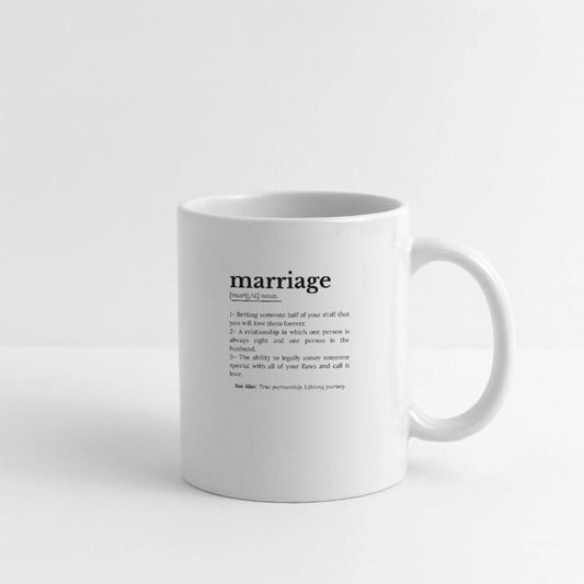 Funny Marriage Definition Typography Quote
