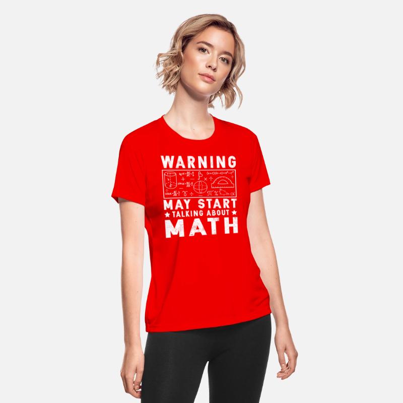 Funny Math Teacher Warning Geek Nerd Gift