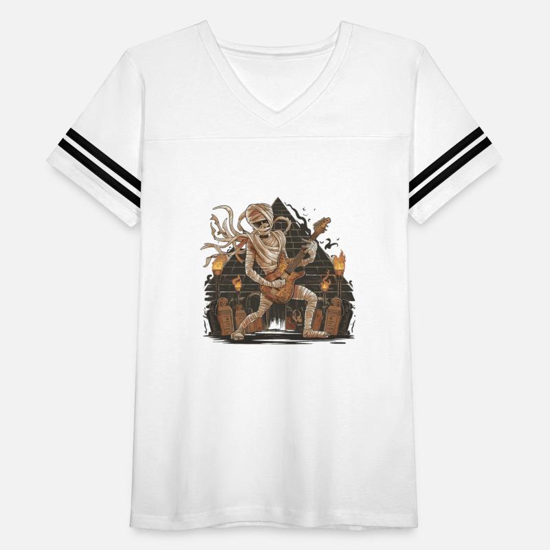 Funny Mummy Playing Guitar Halloween